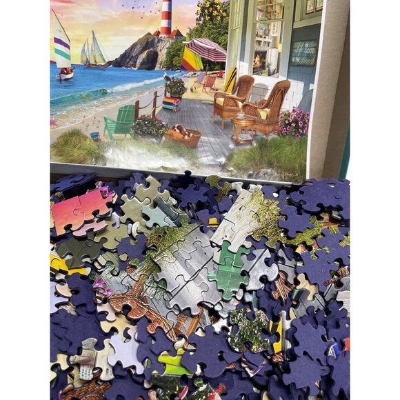 White Mountain Beach Vacation Jigsaw Puzzle 1000 Pieces David M - Picture 3 of 3